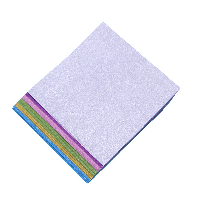 40 st hantverk konst papper barn söta diy fyrkantiga glittermönster origami papper vikt handgjort papper hantverk dekorativa modeller leksaker