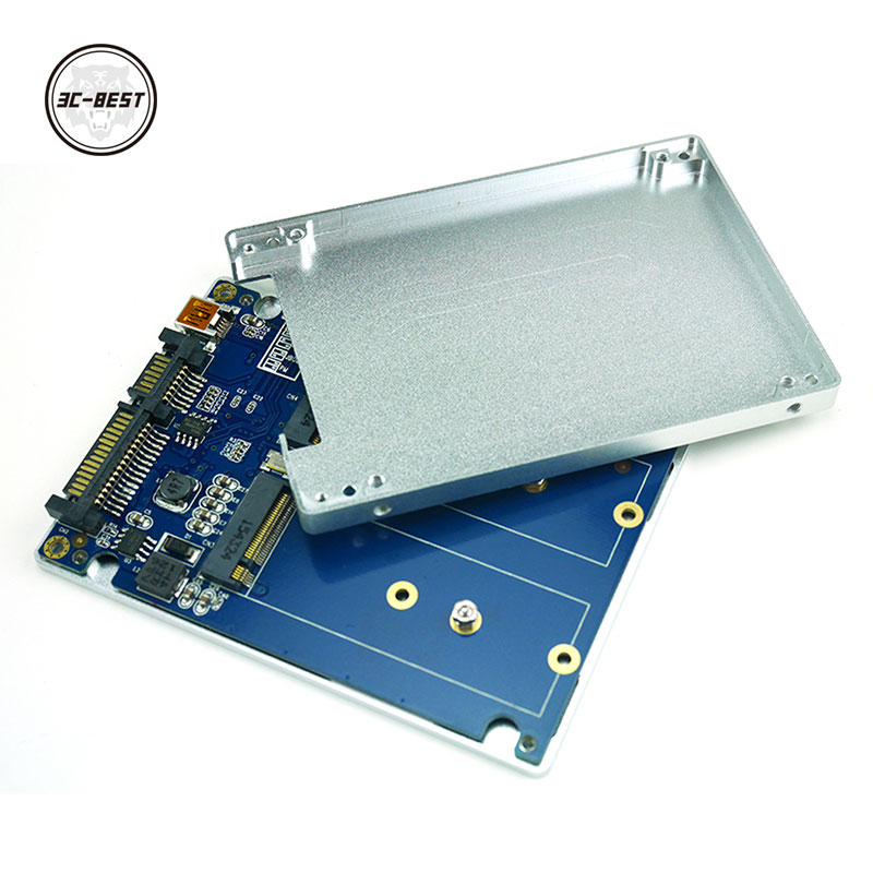 NGFF ( M2 ) SSD to 2.5" SATA Adapter M.2 NGFF SSD to SATA3 & USB3.0 Converter Card RAID ADPNG301