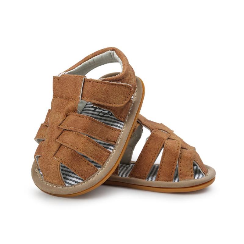 4 farben Baby Sommer Schuhe Kleinkind Im Freien Sport Weiche Flache Sandalen rutsch Beiläufige Gummi-sohlen Kinder schuhe