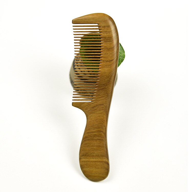 Bois de santal peigne dent Fine bois entier Paraguay verawood parfumé peigne en bois fabricants bois de santal encens grand Si: Default Title