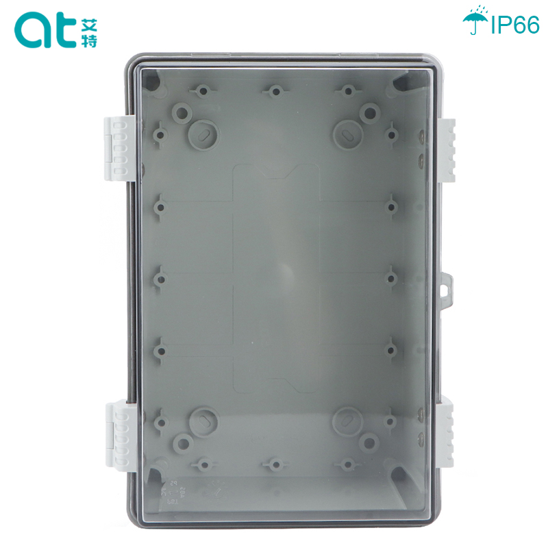 Waterproof Electrical Junction Box With Hasp Outdoor Sealed Switch Power Plastic Enclosure Case Electrical Distribution boxes: transparent cover