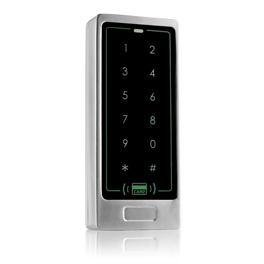 Lucking Deur Waterdichte Touch Metalen 125 Khz Rfid Toegangscontrole Machine Elektronische Deurslot Elektrische Poort Opener Smart Toetsenbord