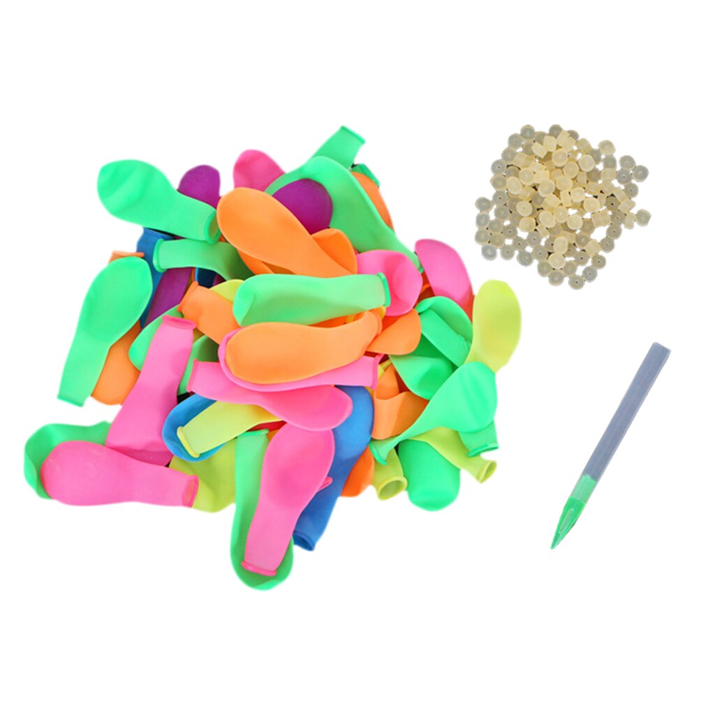 Water Balloons Refill Kits with 3-Person Launcher Kids Adults Outdoor Game