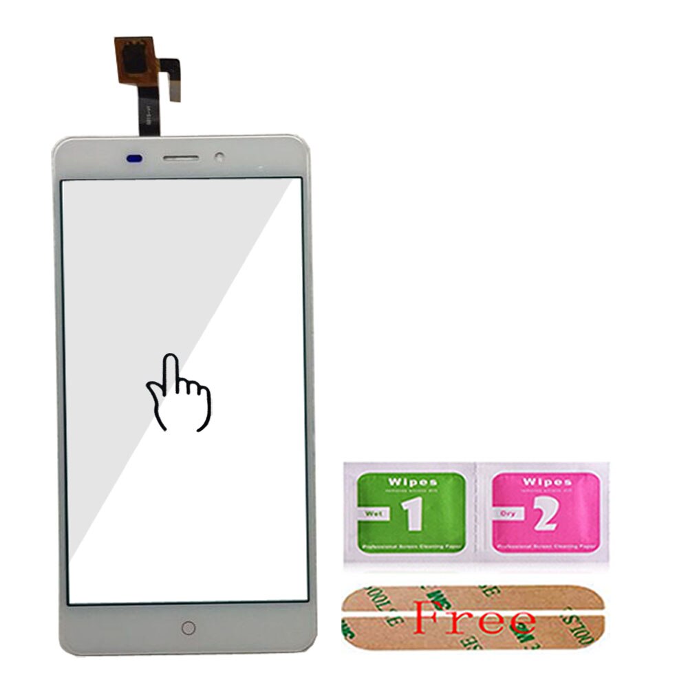 Mobile Phone Touch Screen Digitizer Glass Panel For ZTE Nubia N1 NX541J Touch Screen Sensor Tools Adhesive: White Without Tools