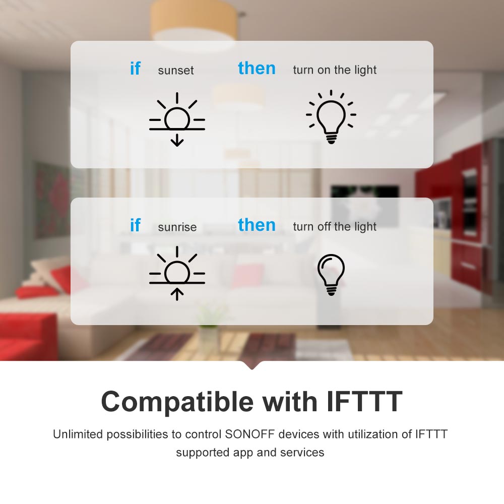 Itead Sonoff Dual R2 2 Gang Wifi Licht Smart Switch Tijdschema Smart Scène Via Ewelink Werkt Met Alexa Google thuis Ifttt