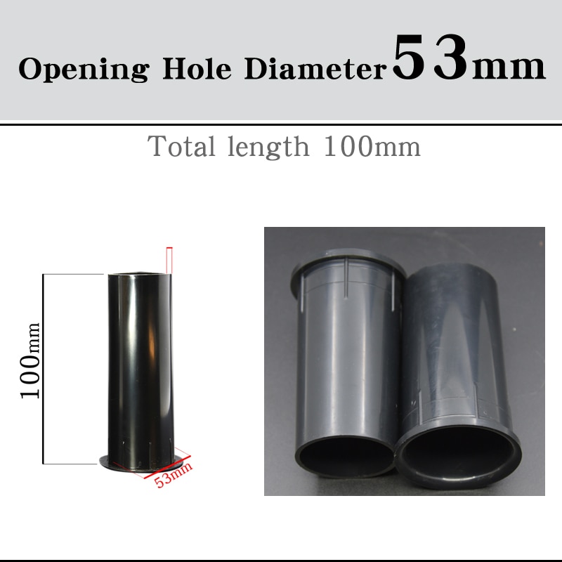HIFIDIY LIVE Speaker Guide Tube 2 3 4 5 6.5 8 inch BASS Subwoofer Loudspeaker Inverted Tube Port Auxiliary ABS open Hole 18~60mm: Pink / Bundle 2