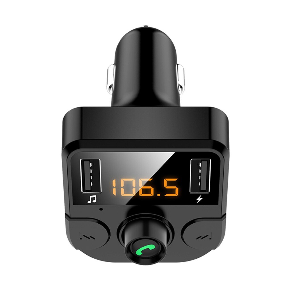 Bluetooth 5.1 Fm Transmitter Car Kit MP3 Modulator Speler Draadloze Handsfree Audio Ontvanger Dual Usb Fast Charger Auto Accessorie