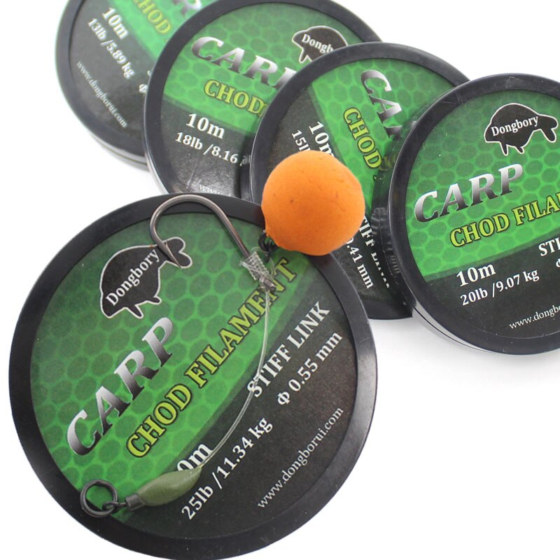 10m fluorcarbon fiskesnøre monofilament krogled til karper ronnie rig wire kulfiber leder krog line chod rig wire japan