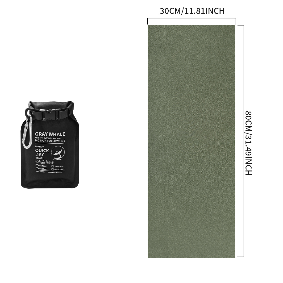 Schnell trocknendes Handtuch – Super saugfähiges, schnell trocknendes Handtuch – Reisehandtuch, schnell trocknendes, leichtes, schnell trocknendes Mikrofaser-Handtuch zum Schwimmen