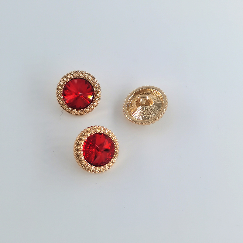 boutons à coudre couture materiel accessoires couture bouton bouton couture Boutons ronds en strass de , 12.5/15/18/21MM, boutons de en métal doré pour vêtements, accessoires de couture, bricolage