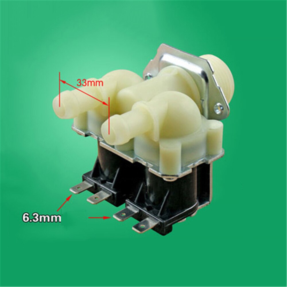 Universal Washing Machine Water Double Inlet Valve JSF6 Washing Machine Solenoid Valve High Performance Durable Replacement Part