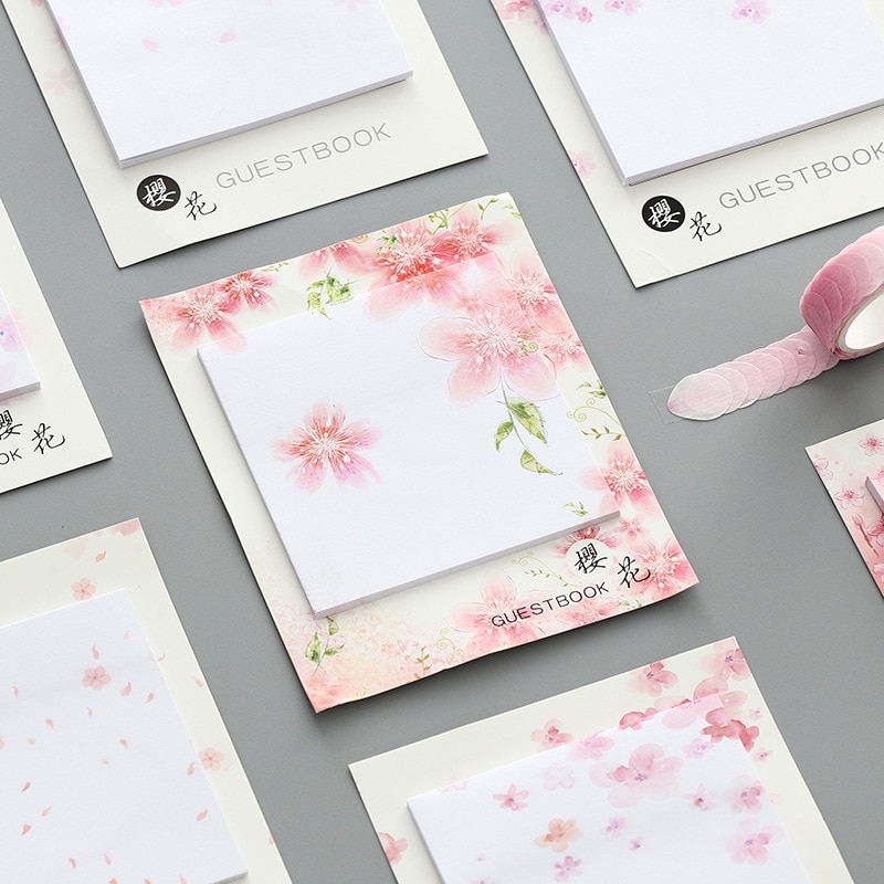 Mooie Kersenbloesems Sticky Notes Sakura Memo Pads