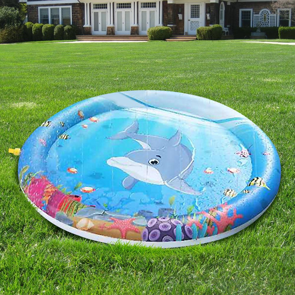 Opblaasbare Strooi Splash Play Mat Water Speelgoed Fun Outdoor Party Zomer Sprinkler Splash Pad voor Kinderen Peuters Kids