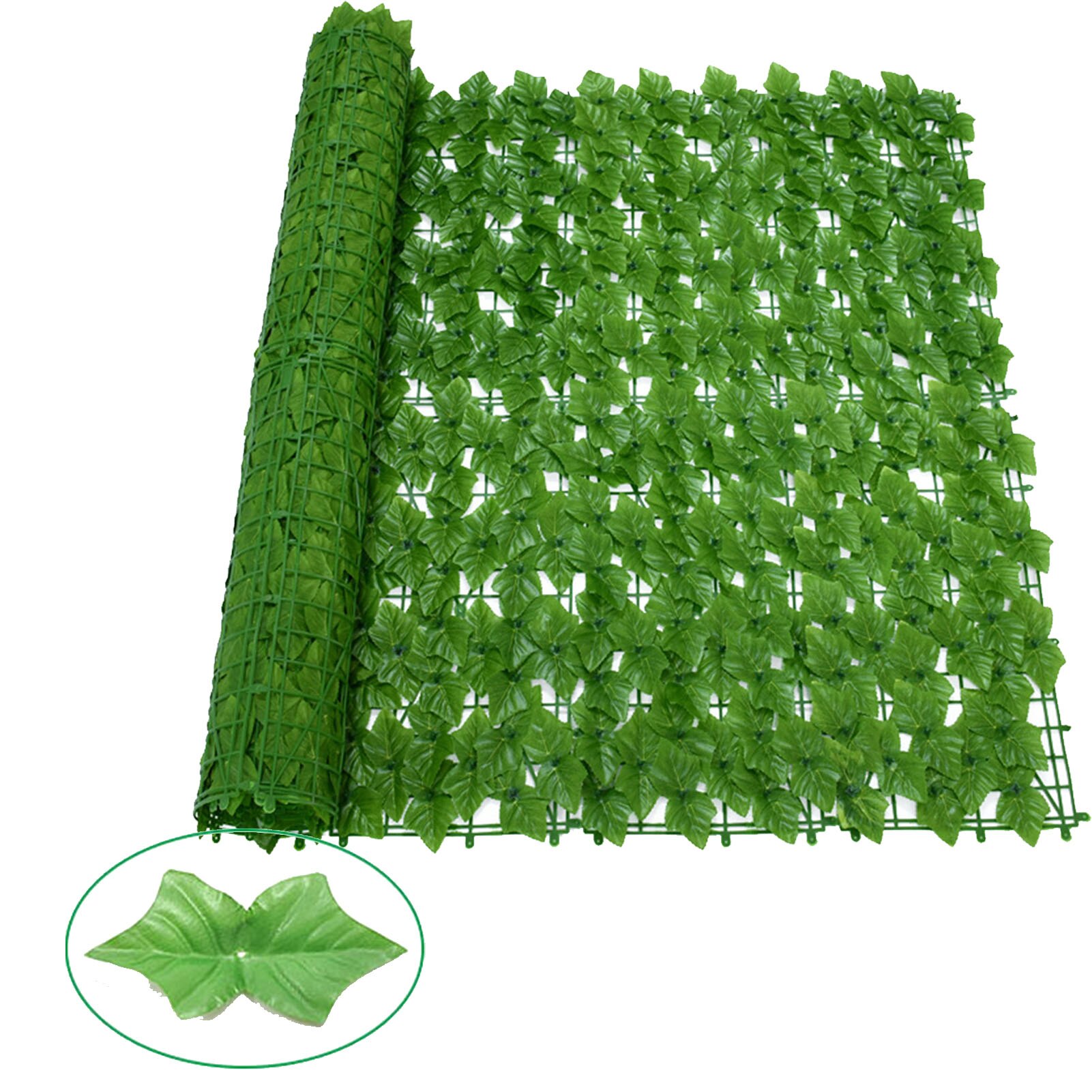 Artificial Leaf Privacy Fence Roll Wall Landscaping Fence Privacy Fence Screen Outdoor Garden Backyard Balcony Fence