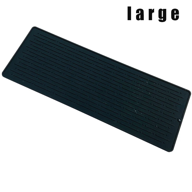 Esteira De Secagem De Prato De Silicone, Esteiras De Louça Resistentes Ao Calor, Tapete De Pia Para Cozinha, Acessórios De Mesa, Novo