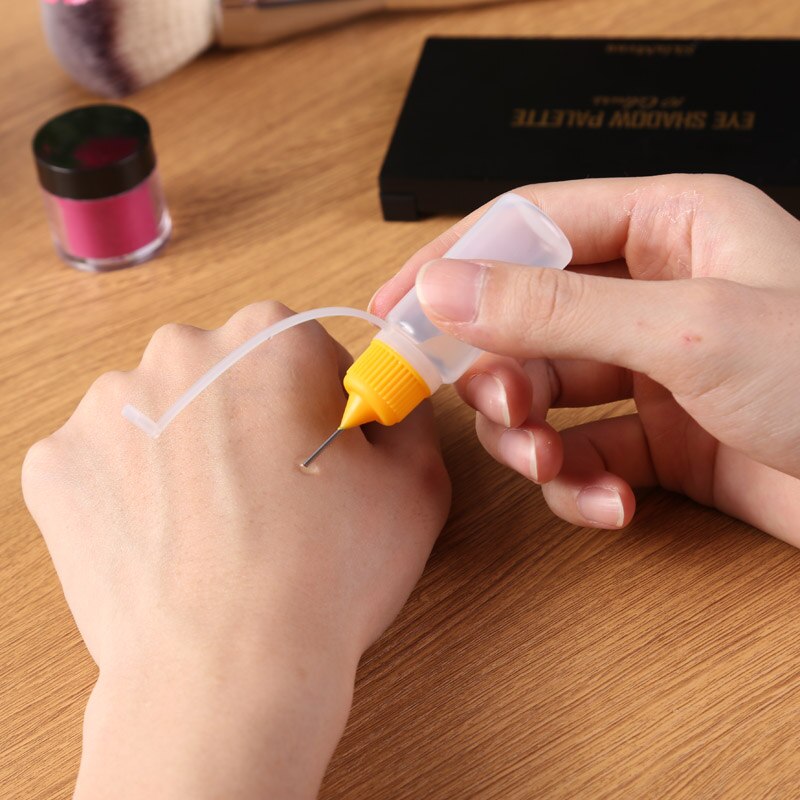 5Pcs 10-60Ml Empty Applicator Needle Tip Bottles Can Be Glue Applicator Paint Eye Liquid Needle Tip Bottle Scrapbooking Craft