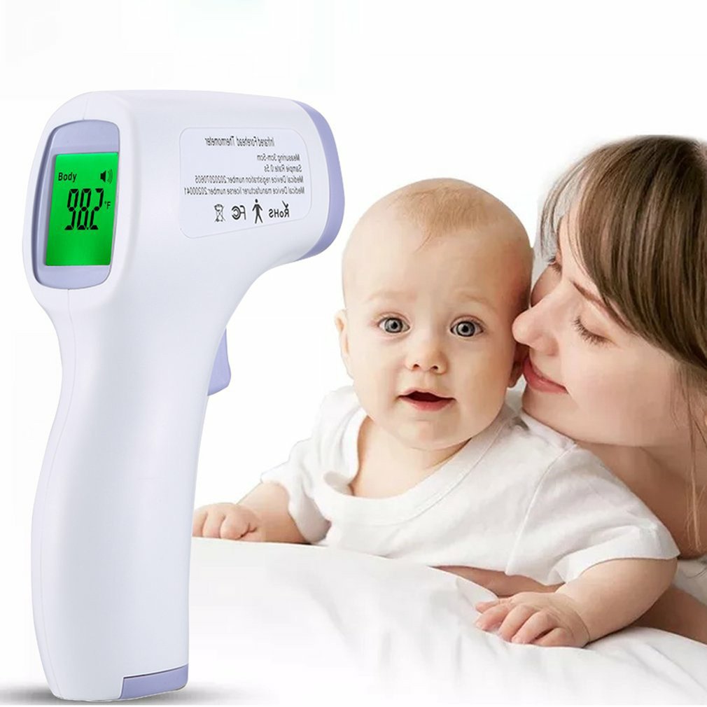 Digital Thermometer Forehead Ear Non-Contact Body Termometro Infrared Adult Body Fever IR Children Thermometer Fever Measure