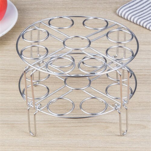 2 Pack Instant Pot Accessories Stainless Steel Egg Poachers Steamer Rack for Cook Basket