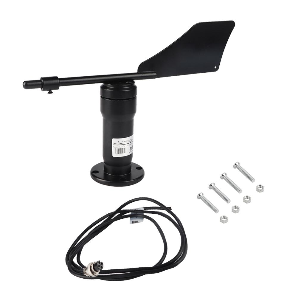 High Accuracy Wind Speed Sensor Garden Signal Output Aluminum Alloy Wind Direction Sensor Wind Vane Measuring Instrument 0-360°