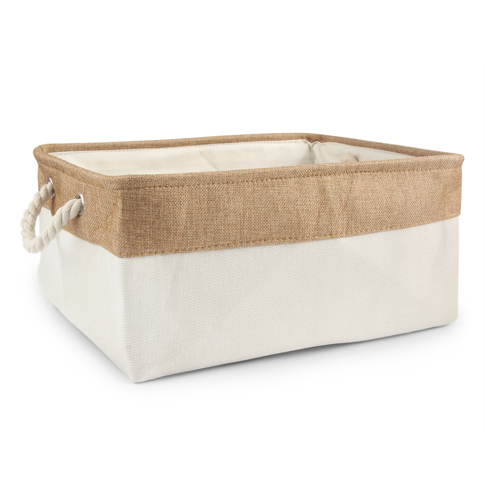 Cesta de juguetes para mascotas S/M/L, clasificación de artículos diversos, caja de almacenamiento de ropa para perros y gatos, accesorios, contenedor de almacenamiento para organizar: M / Negro