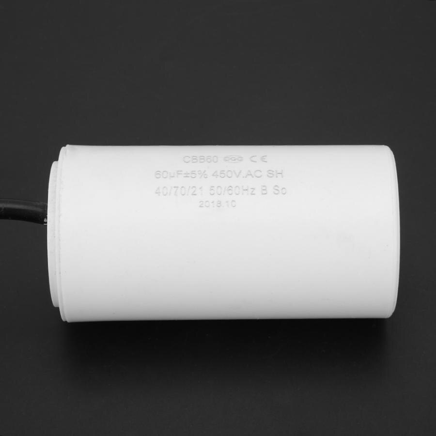 Condensateur 450V 60uf ESR | Condensateur pour appareil électrique domestique, condensateur à moteur 0.2 V 60uf