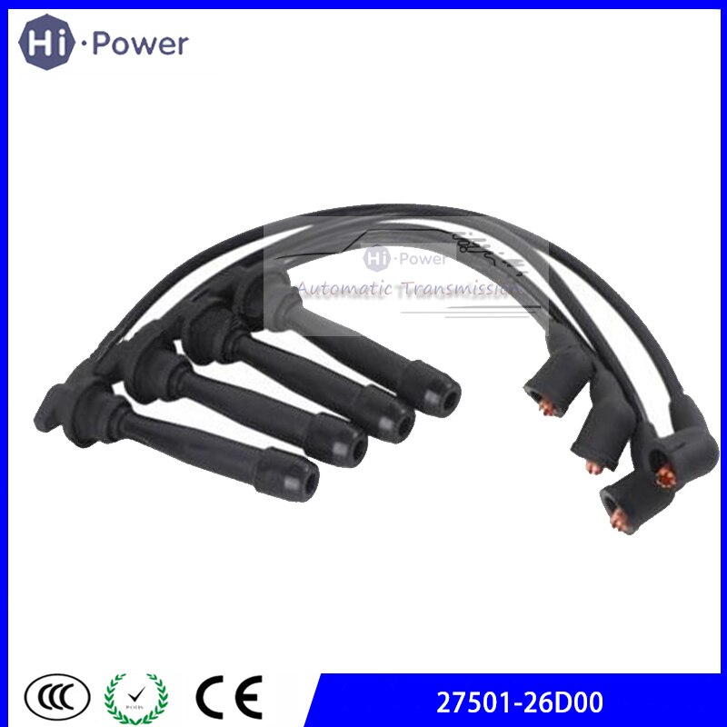 1Set Bougie Kabel Set Voor Hyundai Oem 27501-26D00 2750126D00