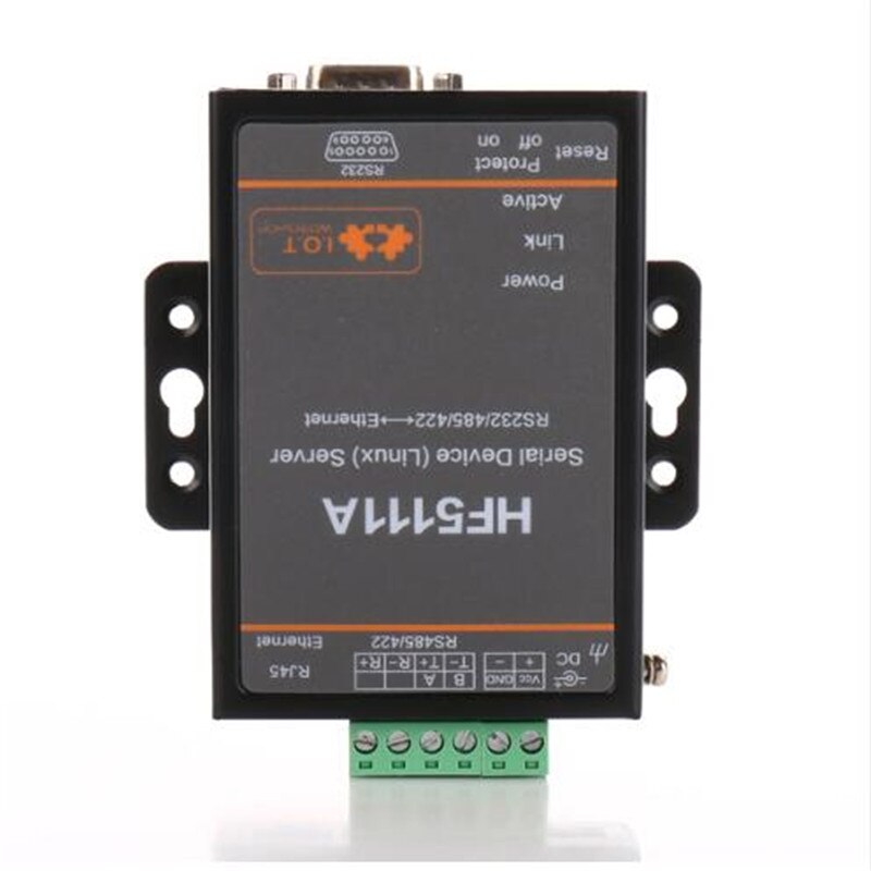 Ce Fcc Offical 5111A RJ45 RS232/485/422 Naar Ethernet Linux Seriële Poort Server Converter Apparaat Industriële