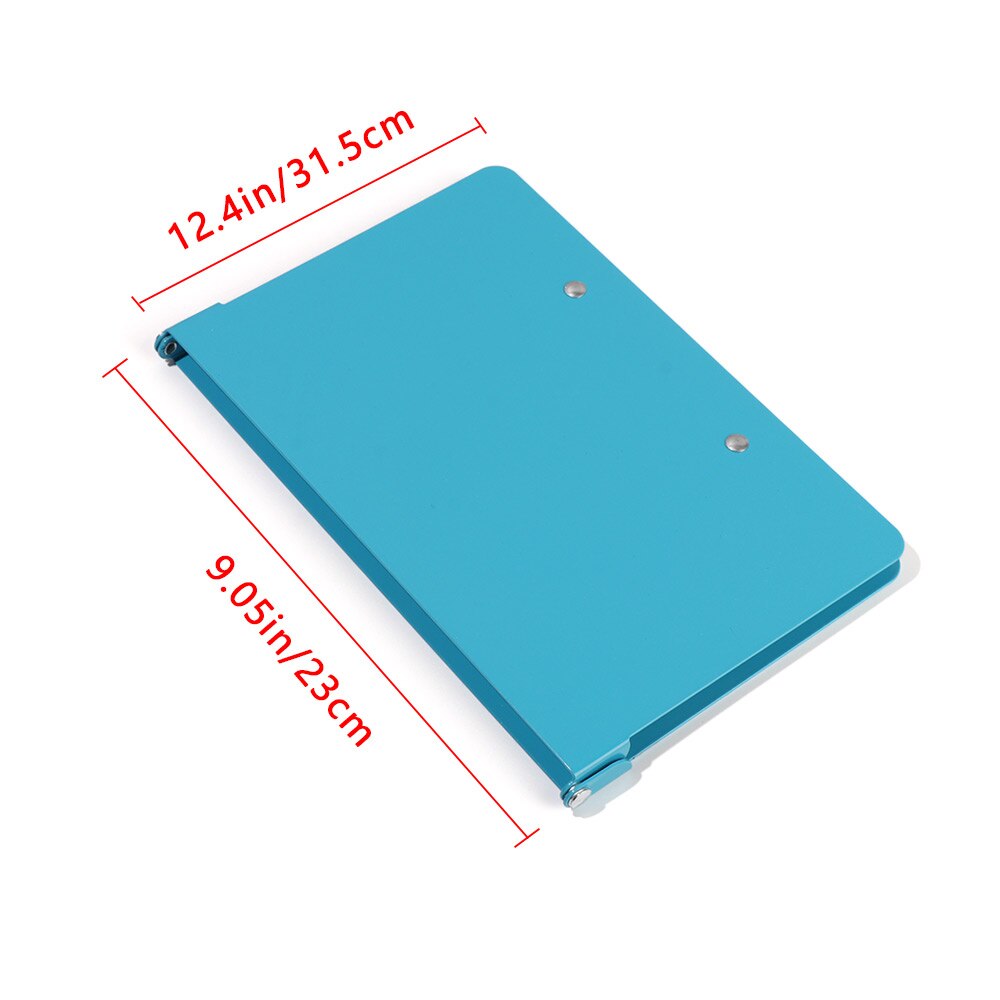 Solid Color Aluminum Student A4 File Folder Business Office Stationery Loose-leaf Folder Document Storages Office Supplies