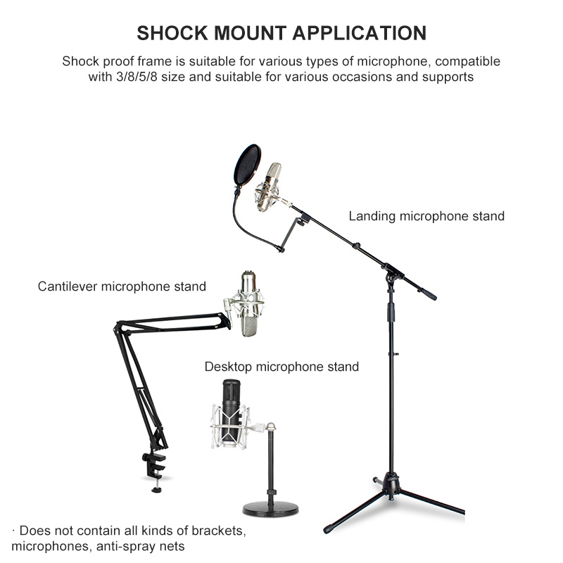 Metal Shock Monut Microphone Shock Mount Spider Mic Holder Clip For Broadcast Computer BM 700 800 BM-800 BM-700