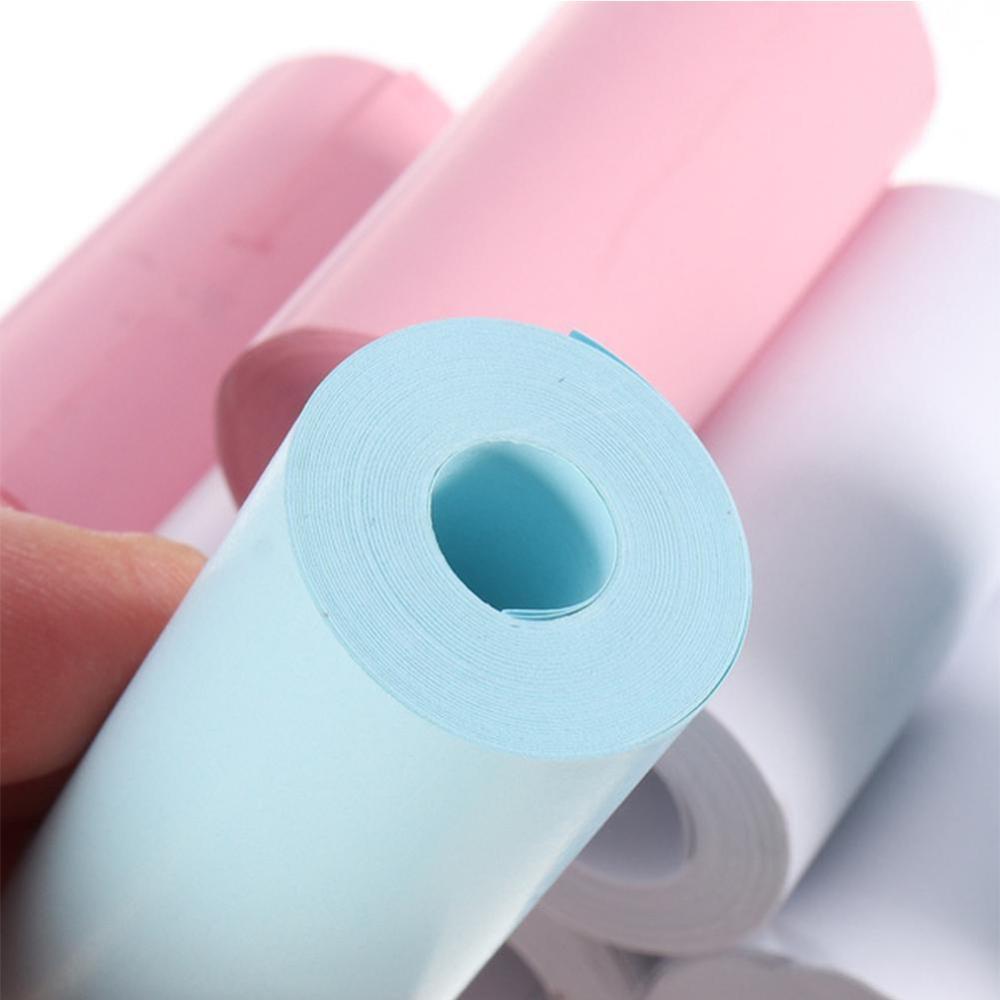 Printerpapir printbar klistermærke papirrulle direkte peripage 57mm*30mm termopapir papir farverigt  a1 h 8
