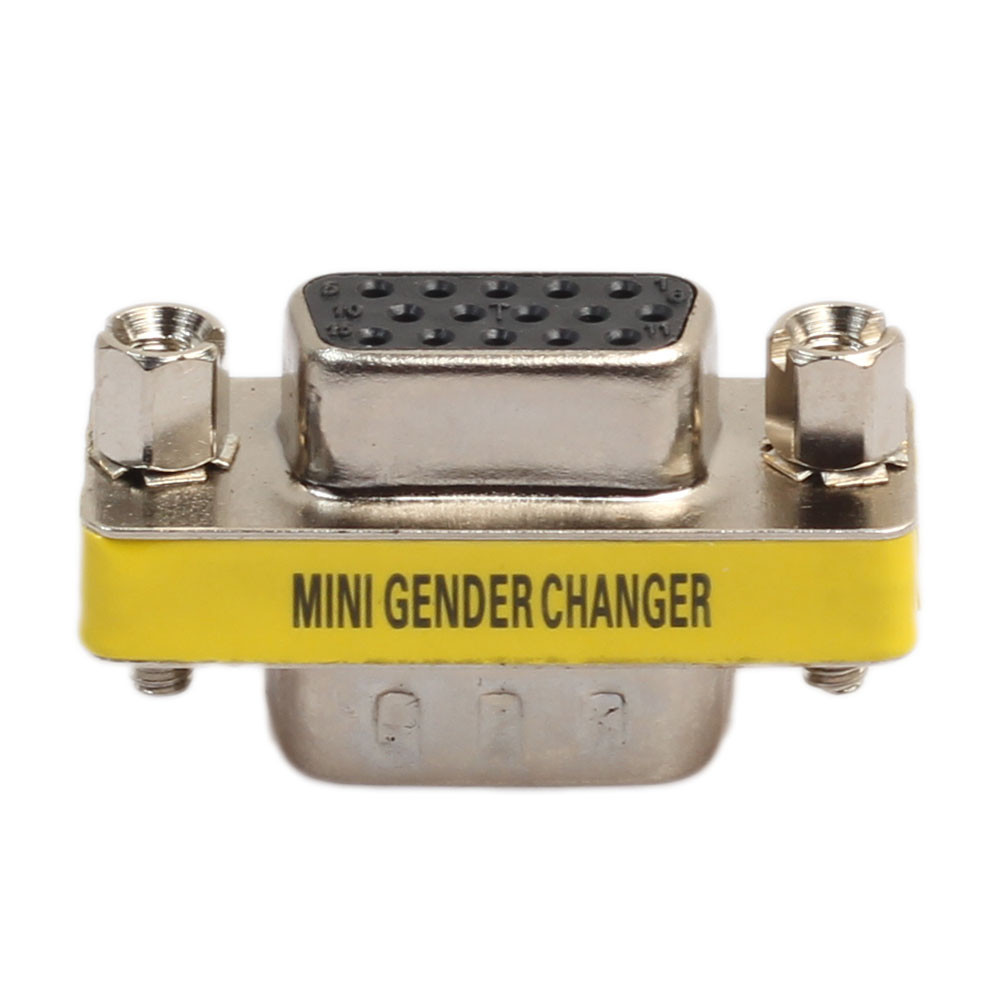 15 Pin Vga Svga Gender Changer Adapter Connector Koppeling Man Met Een HDDB15 Vrouwelijke Input 56 #