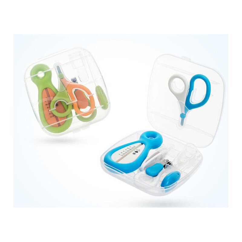 5 stuks/set van Baby Care Veiligheid Nail Care Ear Care Neus Care Baby Vinger Tandenborstel Test Water Temperatuur Meter Volledige set Van