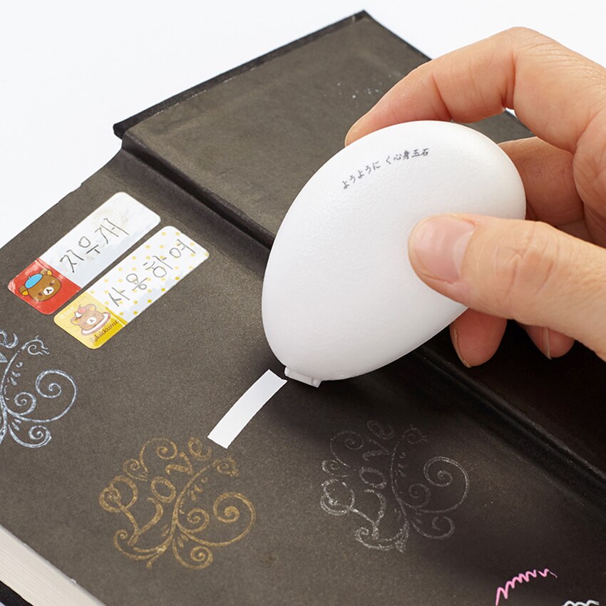 Geplaveide Vorm Correctie Tape 5mm x 6 M, Witte Tape, student Verkeerde Schrijven Juiste Gum Tape voor Instant Correcties