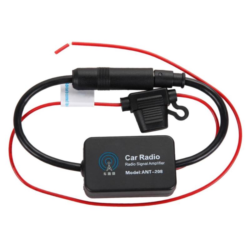Bilforstærker radio fm antennesignal ant -208 bil auto fm/am booster forrude mount antenne antenner bilradio