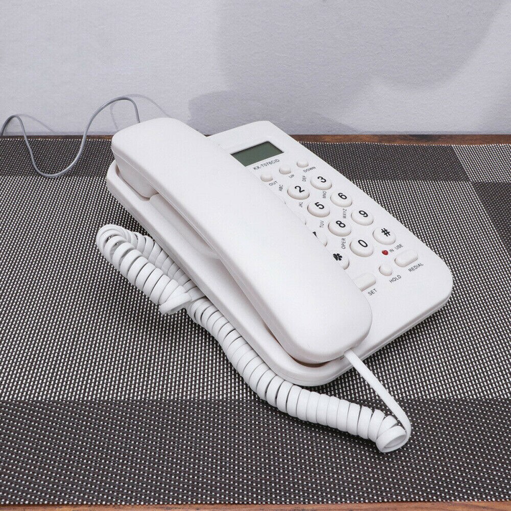 ID Display Wireless Home Office Intercom Hotel Call Wall Mount Portable Cordless Landline Telephone Desktop English For Elderly