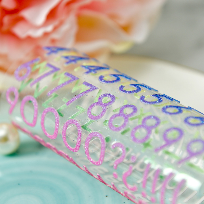 KSCRAFT Gradiënt Letters zelfklevende Pvc Sticker voor Scrapbooking/DIY Ambachten/Kaart Maken Decoratie