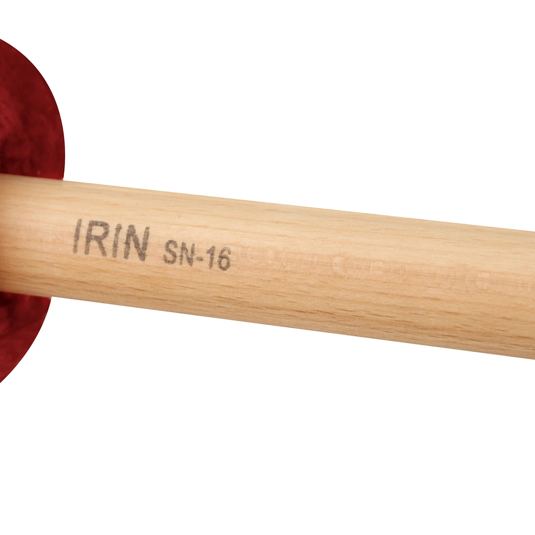  Mazo de tambor grande IRIN, mazo de cuenco para cantar, mazo de Gong, mazo de haya para cuenco para cantar, palo de Gongo, piezas de instrumentos de percusión