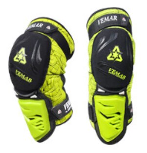 Vemar – genouillères et coudières de Protection pour Moto, coussinet de Protection pour vtt et UTV: Green