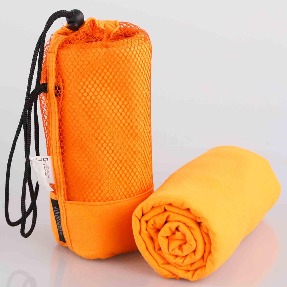 70x130cm Groter Formaat Sport Handdoek Met Zak Microfiber Gym Handdoek toalha de esportes Zwemmen Reizen essiential 4 kleuren: Orange