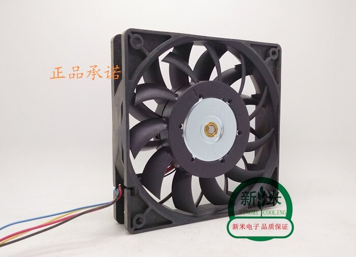 DELTA-ventilador de refrigeración, dispositivo de ventilación de 12CM, 48V, 0.38A, 4 líneas, PWM, control de velocidad, FFB1248EH 12025