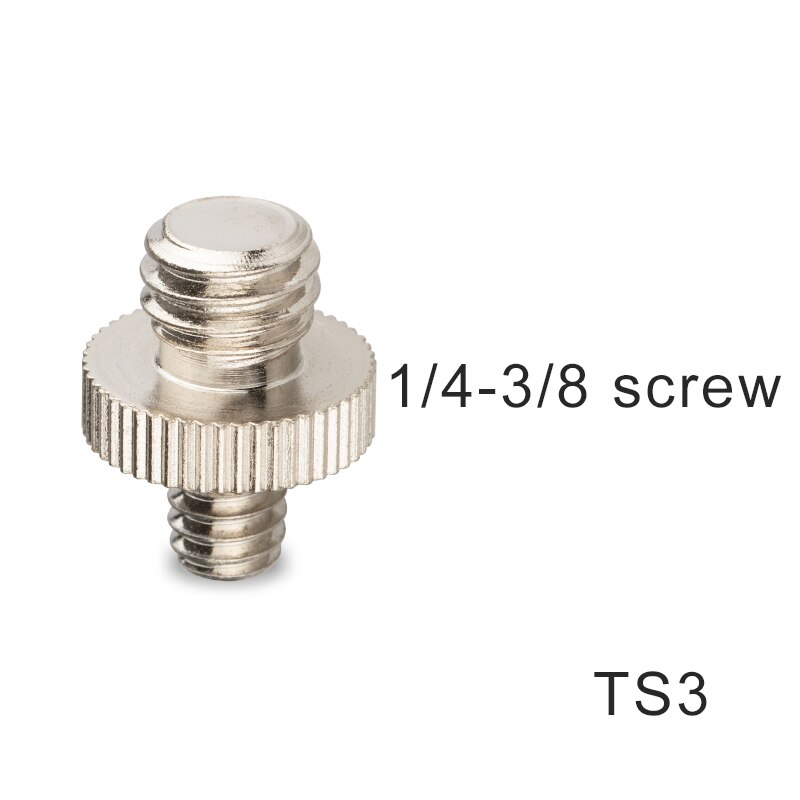 Kamera 1/4 Zu 3/8 Männlichen Zu Weiblichen Schraube Halterung Für Stativ Adapter Heißer Schuh Stick Licht Stehen Halterung Einbeinstativ Revolution schrauben: TS3