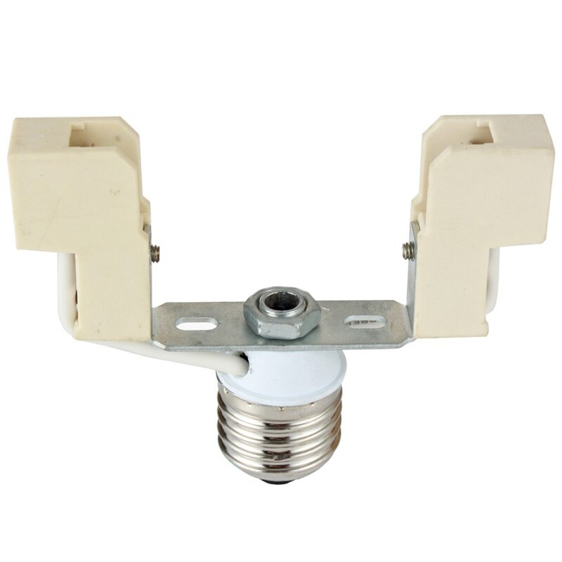 Full model R7S lamp holder 78/118/135/189mm socket base e27 to r7s lamp converter connector metal handle for flood light bulb: E27-R7S 78MM