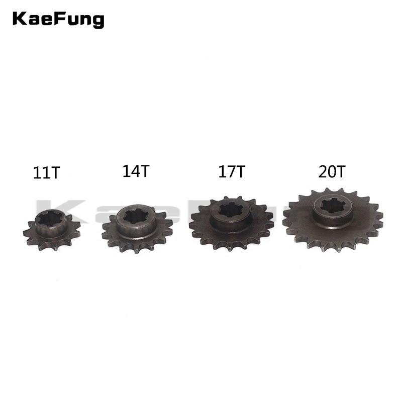 T8F Clutch Drum Gear Box with 11T 14T 17T 20T Sprocket for 33cc 43cc 49cc Rod II Go Kart Mini Moto Dirt Bike Scooter ATV buggy