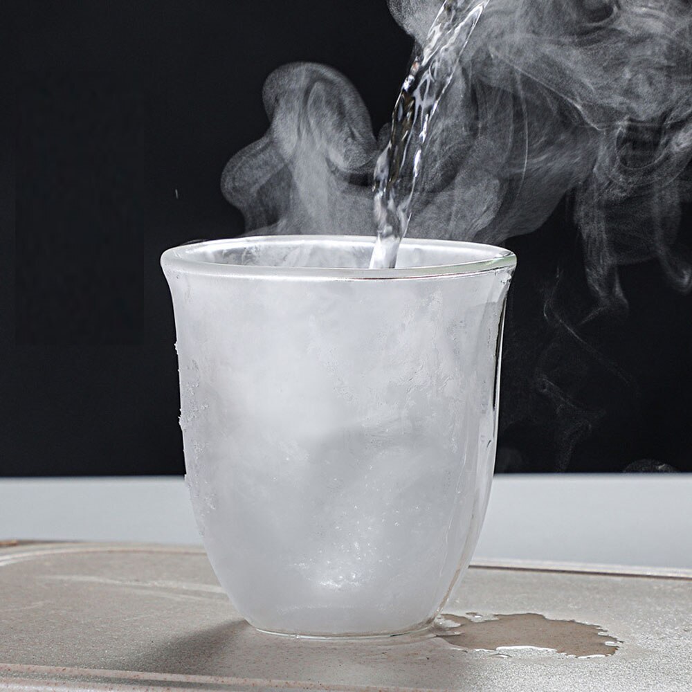 80-300ML Double Wall Glass Cup Transparent Handmade Heat Resistant Tea Drink Cups MINI Whisky Cup Creativity Coffee Cup