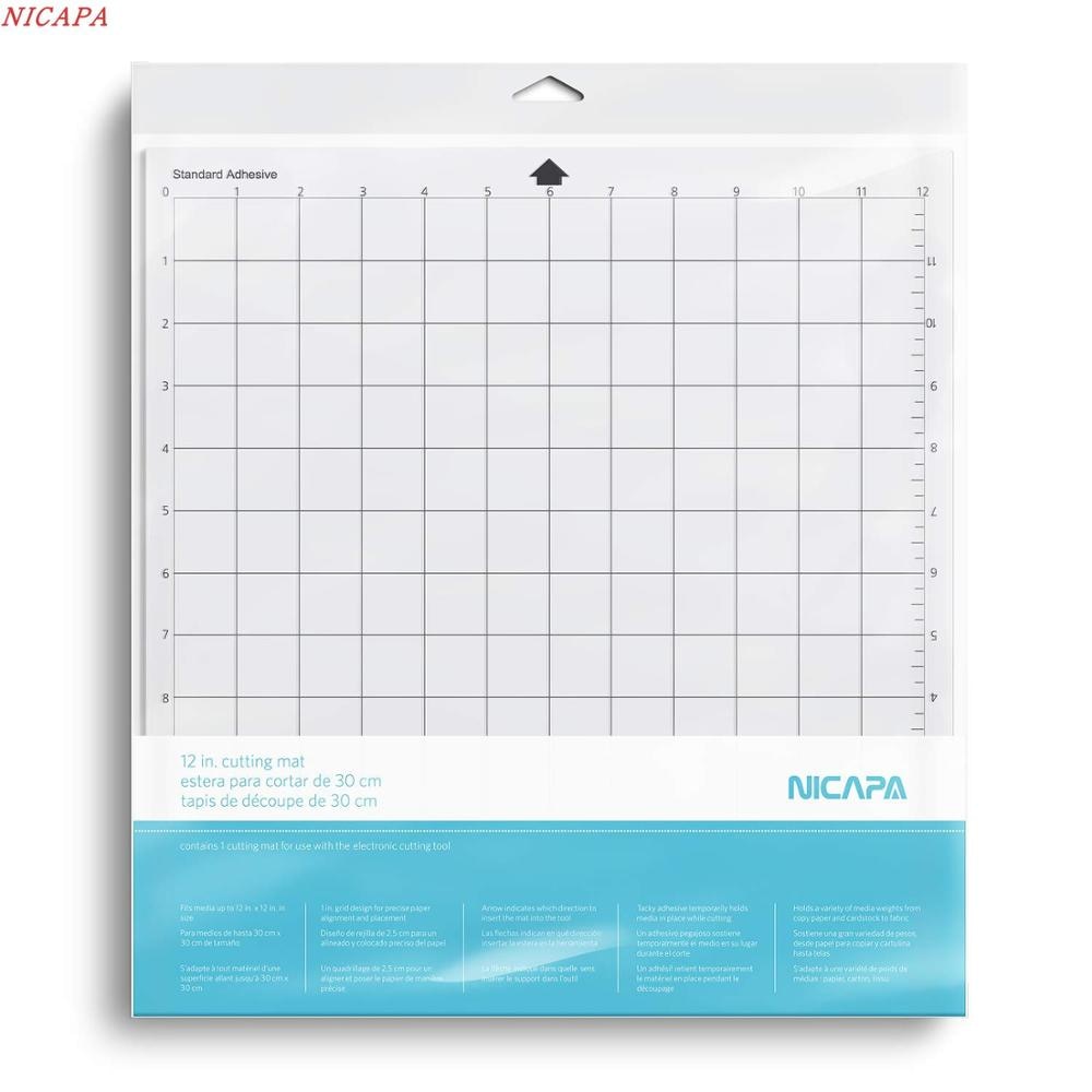 NICAPA Cricut Standard Grip Mat, 12"x12"