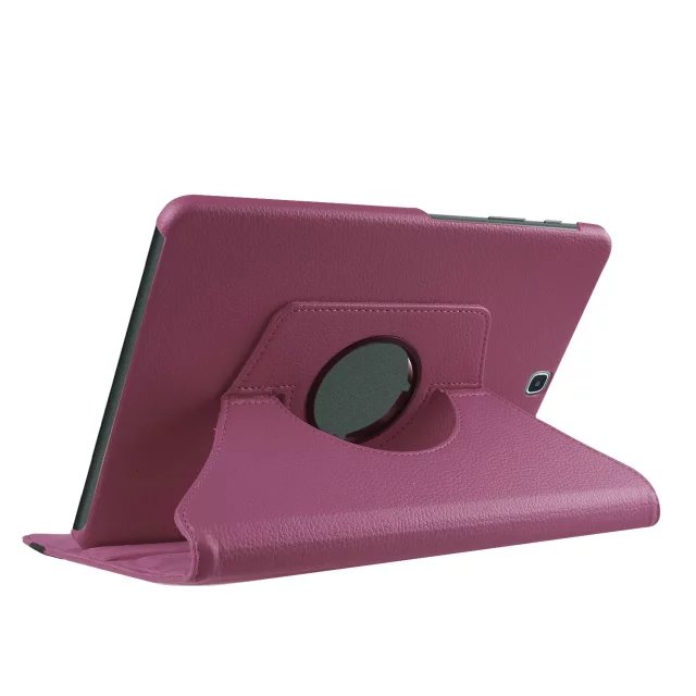 For Samsung Tab S2 9.7 Case Cover for Galaxy Tab S2 9.7 T810 T815 SM-T813 SM-T819 Funda 360 Degree Rotating Leather Smart Coque: Purple