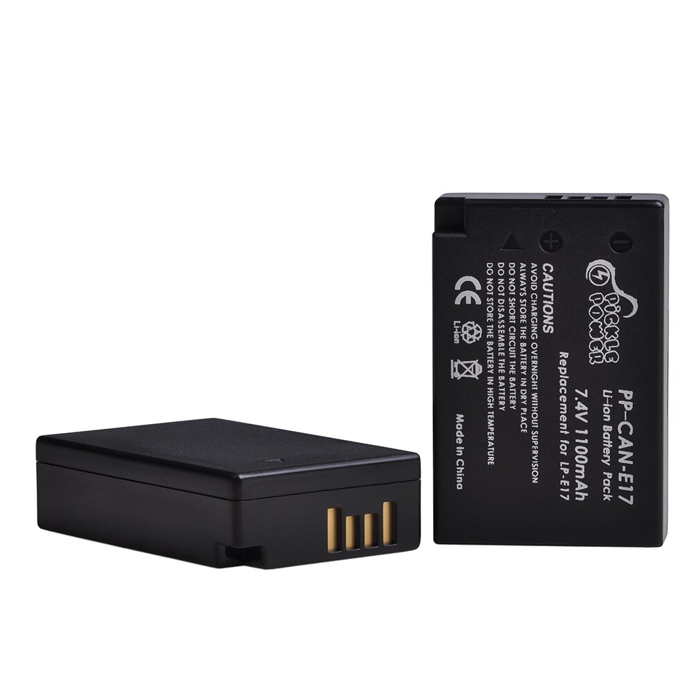 4 Uds LPE17 LP E17 LP-E17 batería LED cargador Dual USB para Canon EOS 200D M3 M5 M6 750D 760D T6i T6s 800D 8000D beso X8i Cámara: 2 Battery
