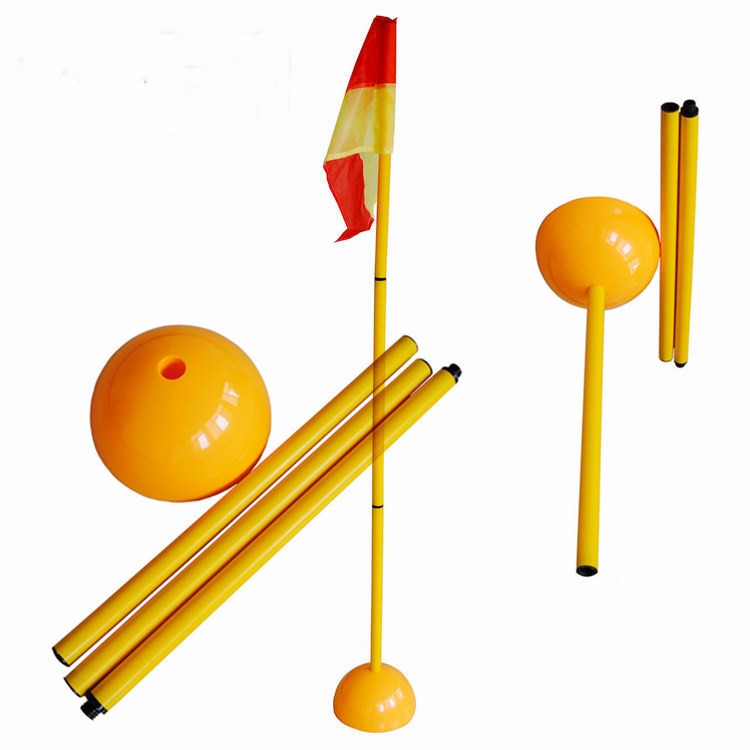Water Injection Base Football soccer Door Pole Flag Logo Bar Training Equipment Sign Obstacle Marker Rod top