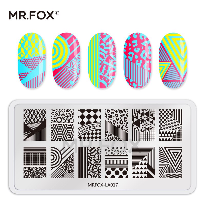Mr Fox nail board geometry math 3d dier foto nail board foto nail board die tool: LA017