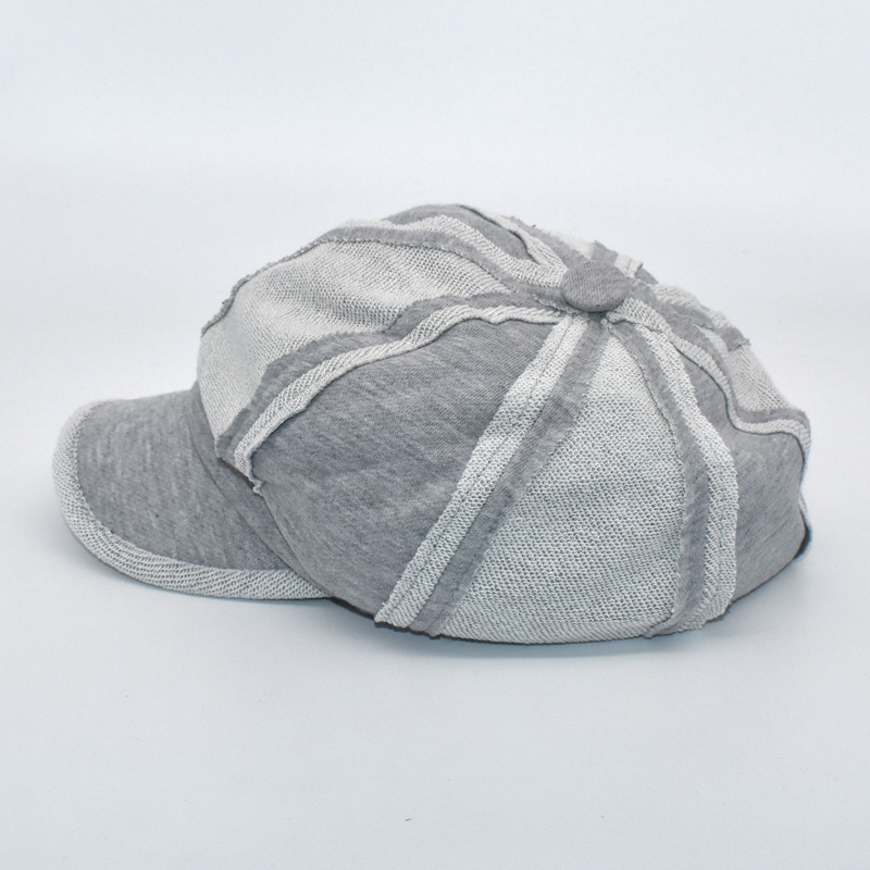 Fuodrao ottekantede hatte kvinder britisk vintage baret hat efterår vinter afslappet kvinde hatte gorras maler hat  c13